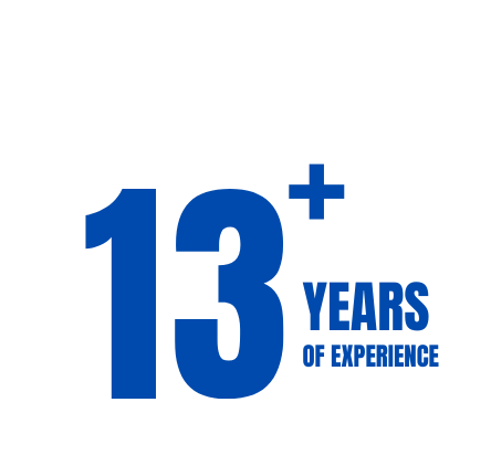 13 Years of Experience